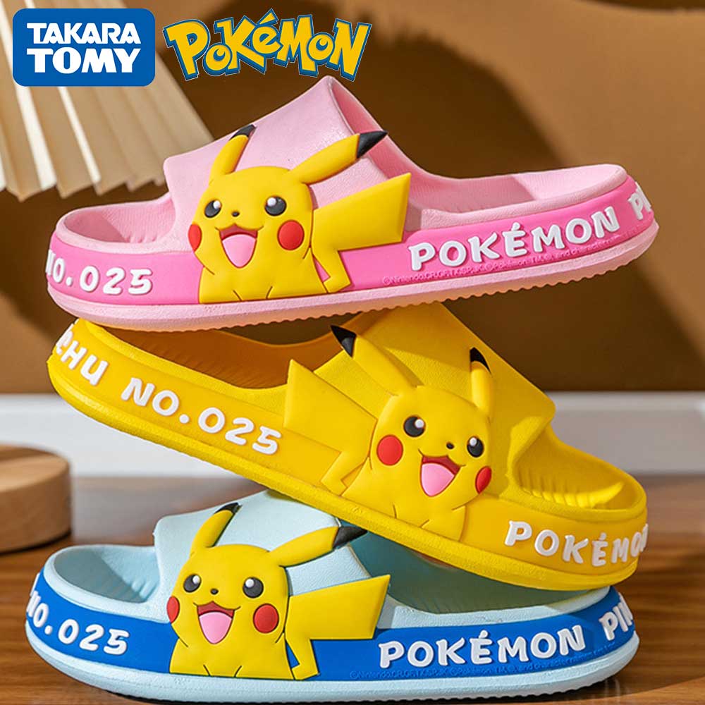 Decoração Pokémon Sapato Infantil, Tacho, Sandálias, Pikachu