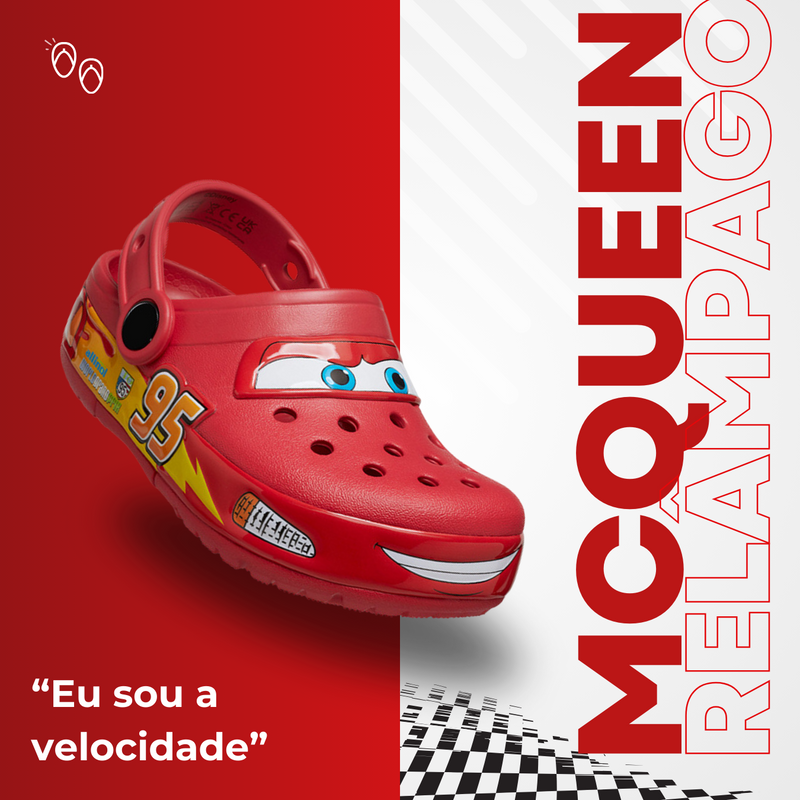 Sandália Infantil Anatômica Relâmpago Mcqueen - Compre e ganhe