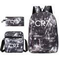 Kit Escolar Cristiano Ronaldo - Mochila e merendeira