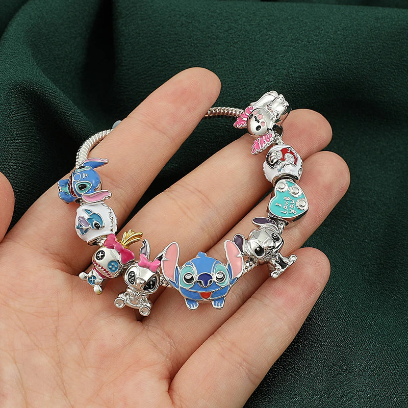 Pulseira Berloque - Lilo & Stitch