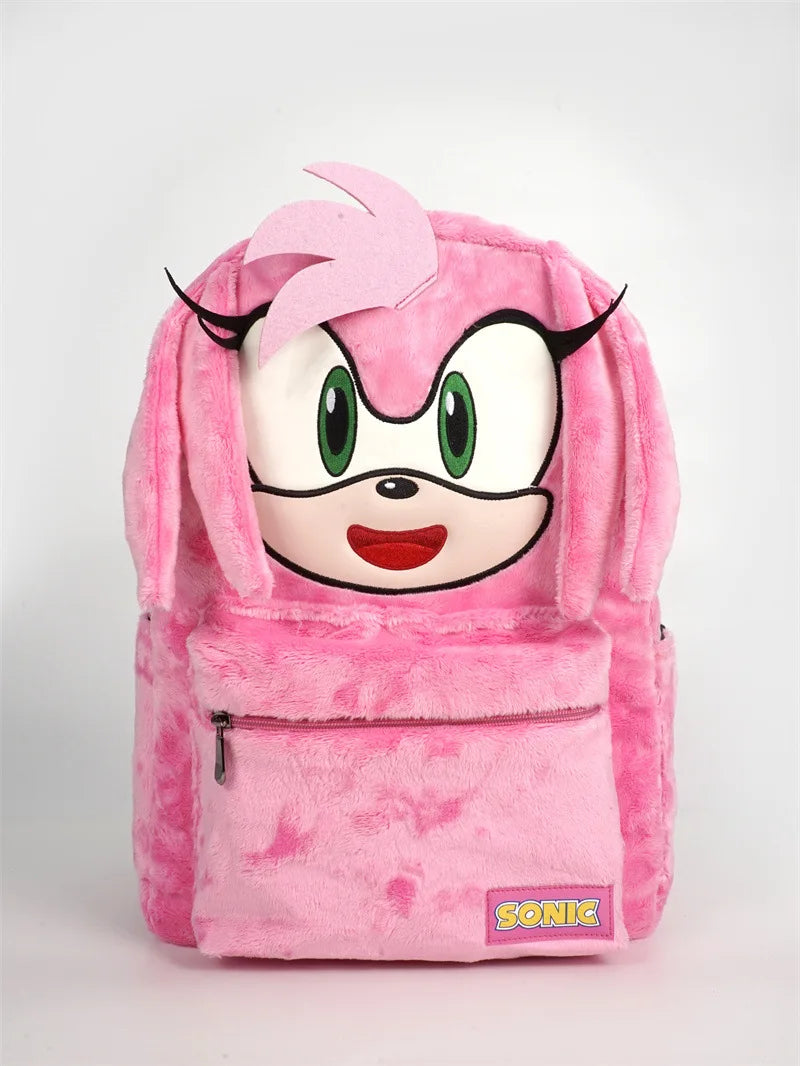 Kit escolar - Sonic - Amy Rose  - Tênis e Mochila