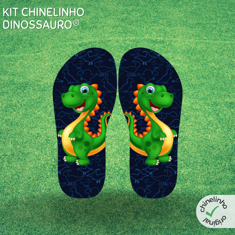 Kit Chinelinho - Dinossauro