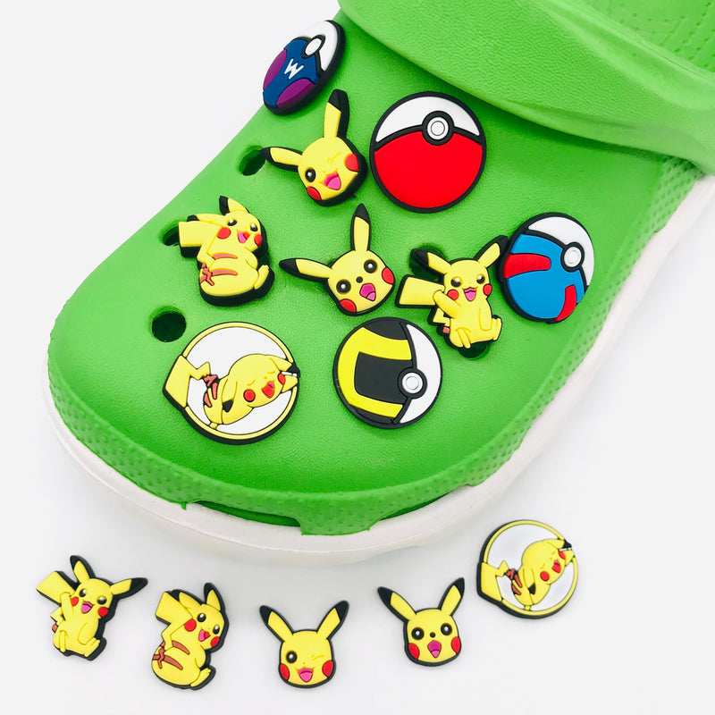 Conjunto - Jibbitz Crocs Pikachu